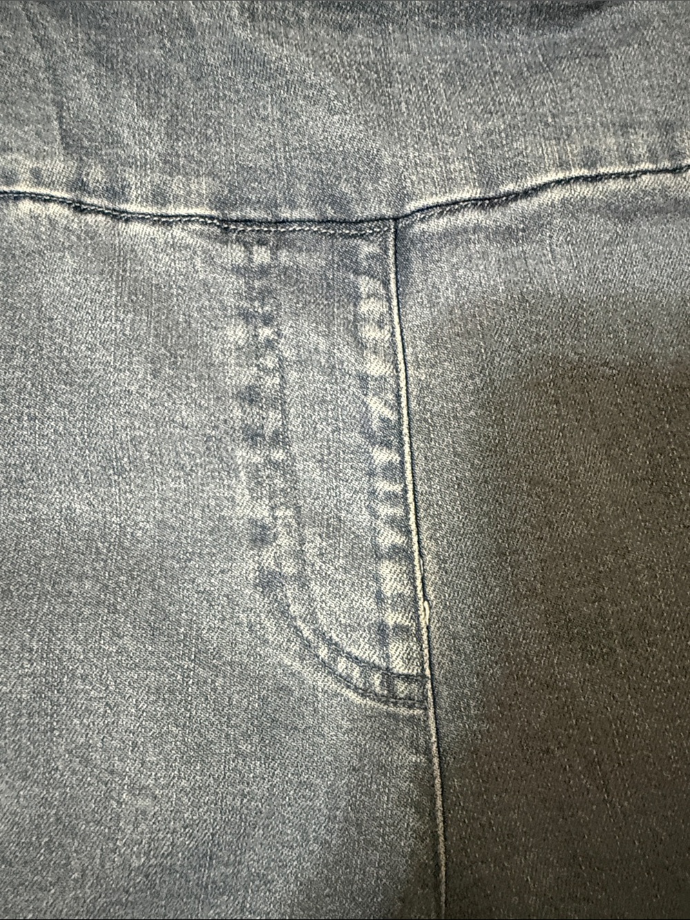 Ruby Rd. Light Wash Embroidered Hem Jeggings - Picture 6 of 6